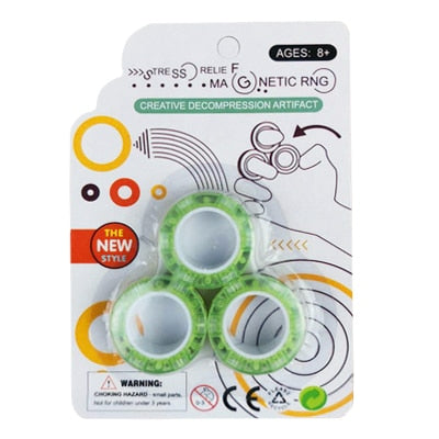 Anéis Magnéticos - Fidget Toys Mega Mulher store A 