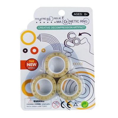 Anéis Magnéticos - Fidget Toys Mega Mulher store C 