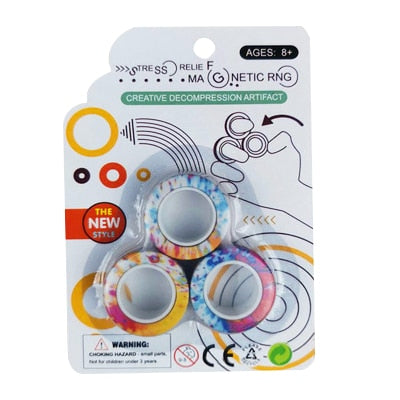 Anéis Magnéticos - Fidget Toys Mega Mulher store D 