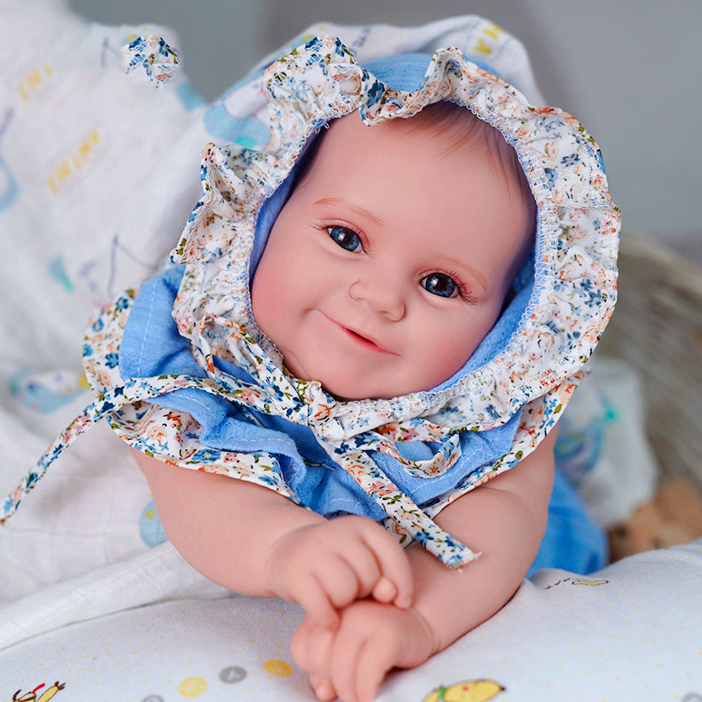 Boneca Bebê Reborn Cabelo Realista Recém Nascido Mega Mulher store 