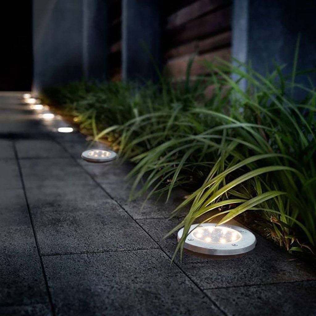 Lâmpadas Solares para Jardim - 16 LED Mega Mulher store 