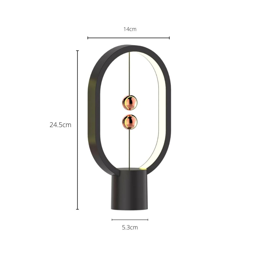 Mini Luminária de Mesa Elipse recarregável por Usb Mega Mulher store 