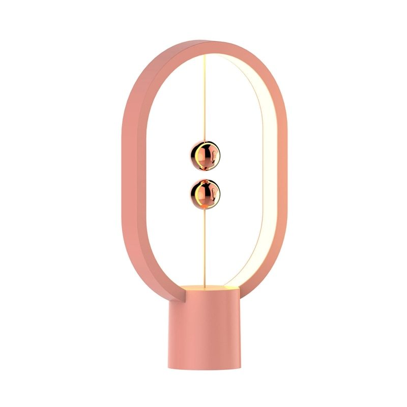 Mini Luminária de Mesa Elipse recarregável por Usb Mega Mulher store Rose 